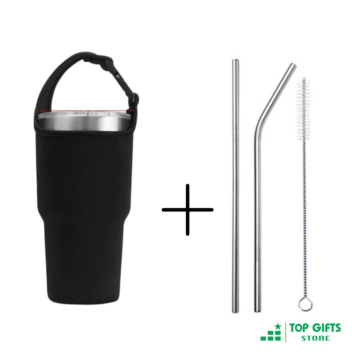 Túi ly giữ nhiệt 900ml màu đen| Bộ dụng cụ dành cho ly giữ nhiệt Yeti