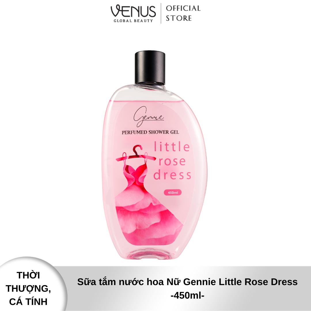 Sữa Tắm Nước Hoa Nữ Gennie Little Rose Dress 450ml Chính Hãng