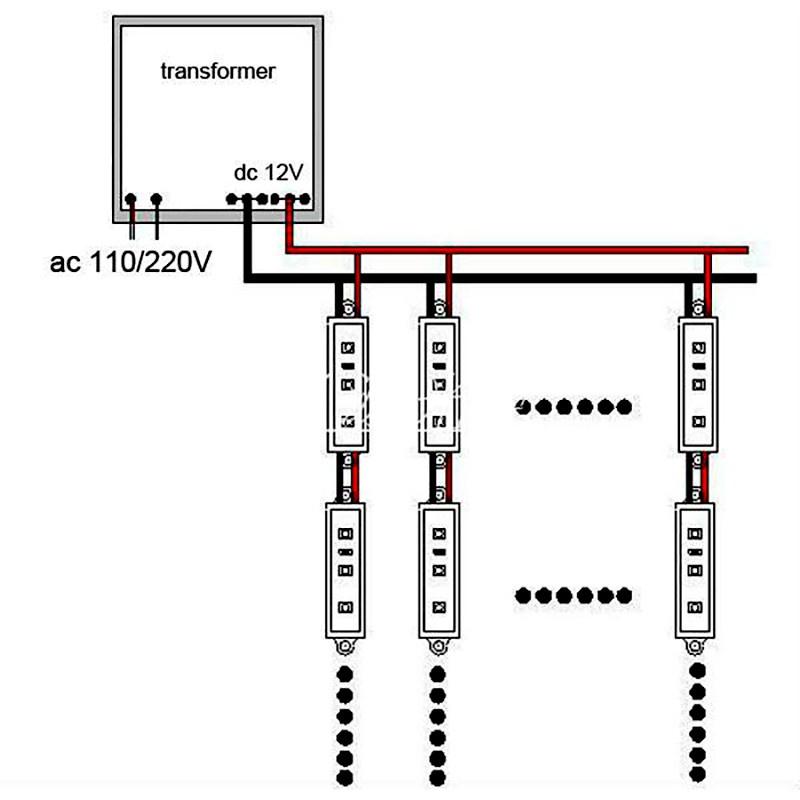 Set 20 Mô Đun Đèn Led Rgb 12v Chống Thấm Nước 5050