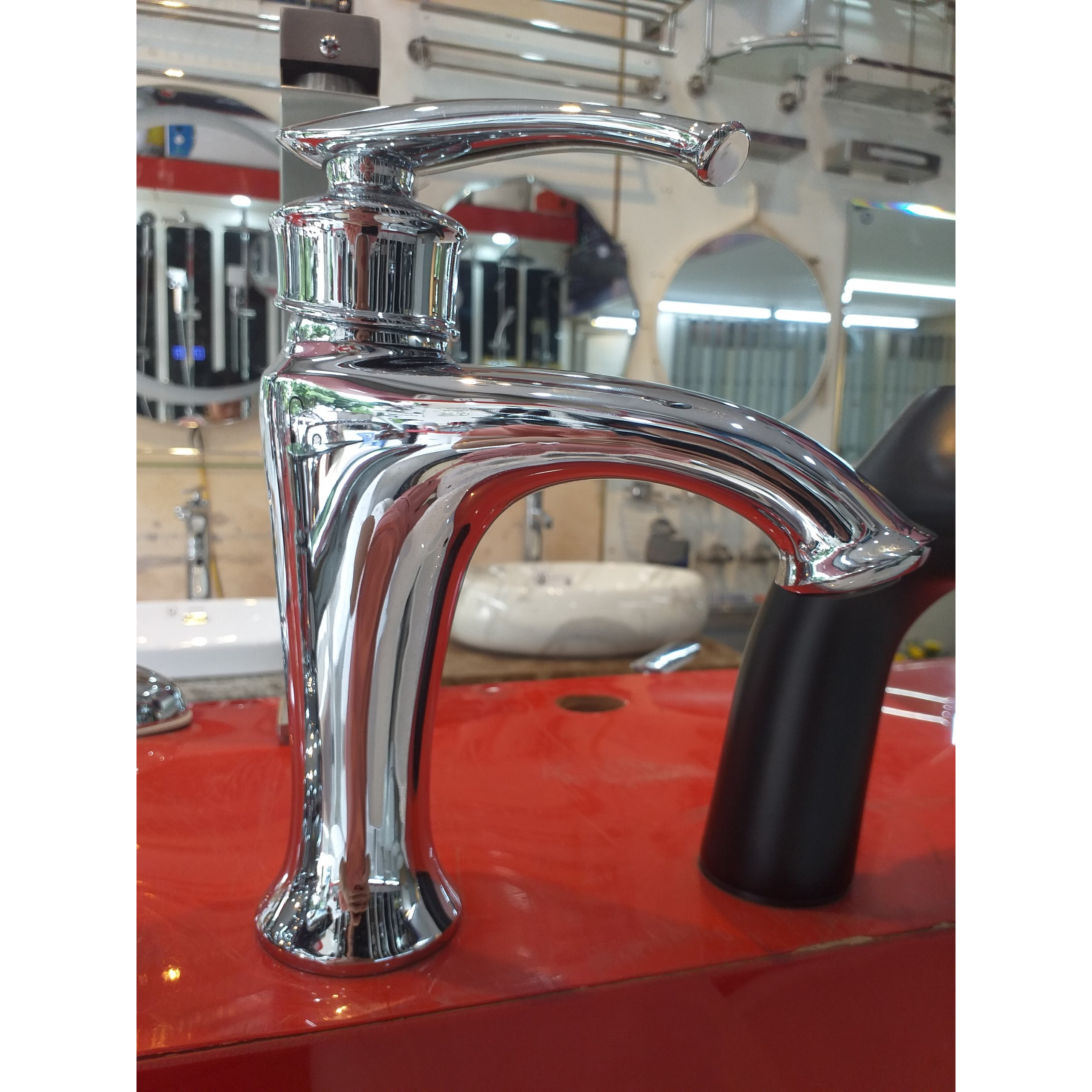 VÒI LAVABO NÓNG LẠNH CAO CẤP ĐỒNG THAU