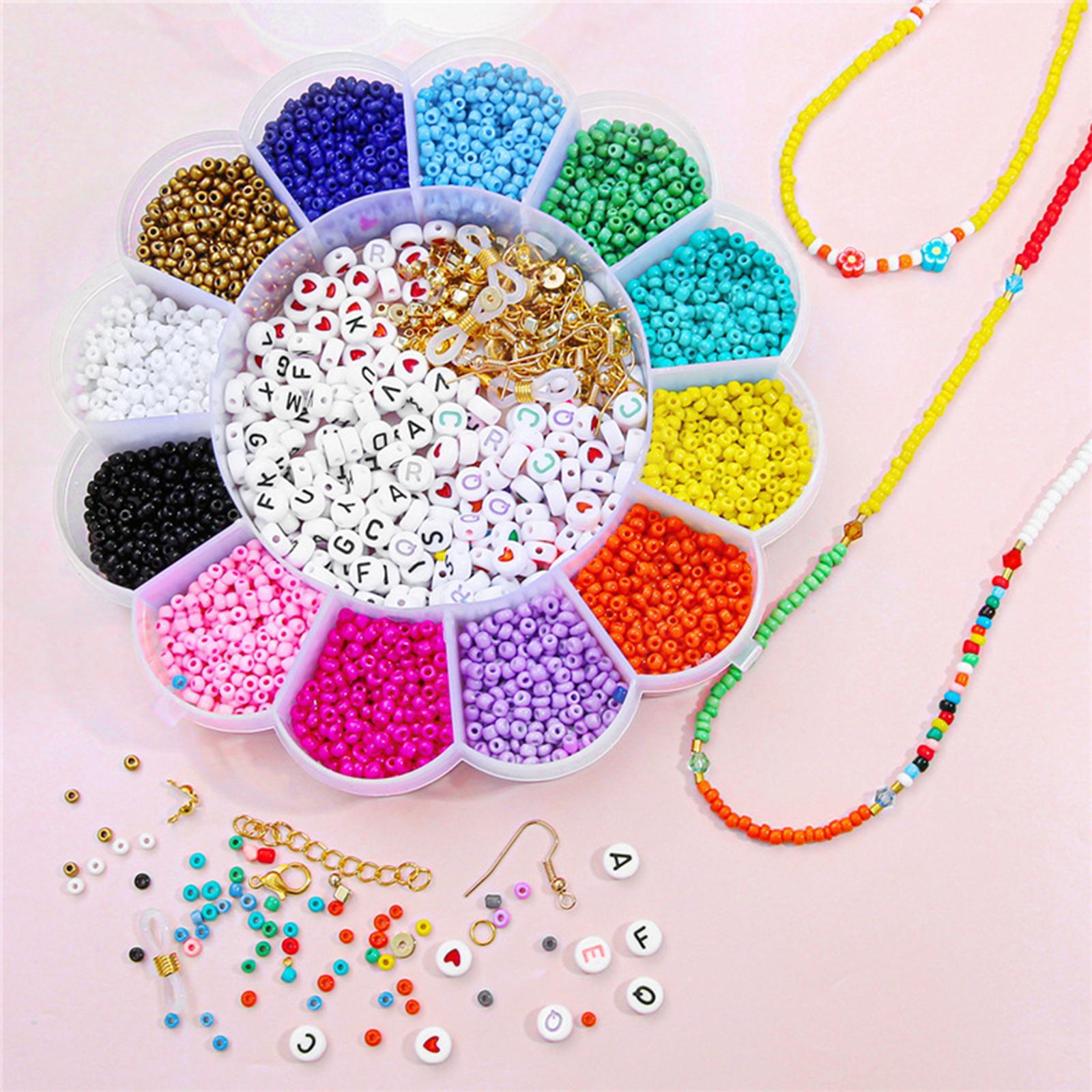 Seed Beads Beading Supplies DIY Loose Beads for Jewelry Making Findings