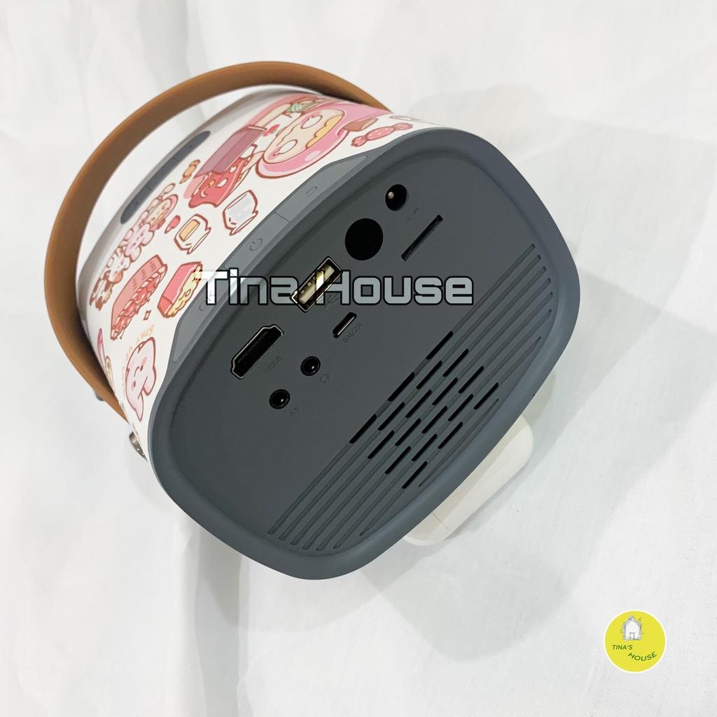 Máy chiếu moonie giá rẻ tại nhà LED HD Mini Độ Phân Giải 1080p-