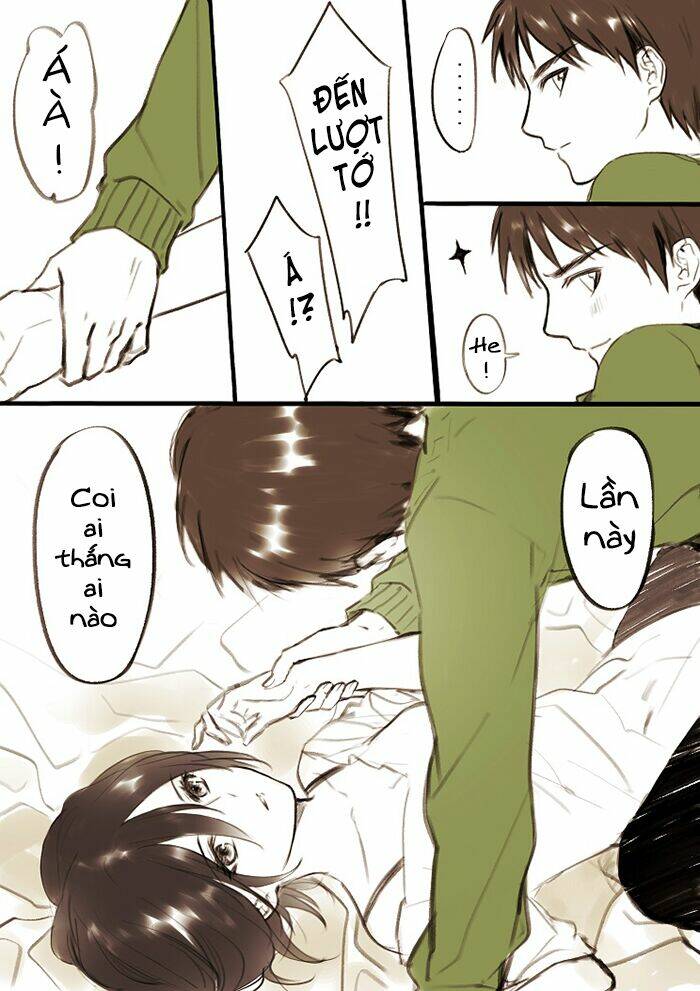 tấn công người khổng lồ - doujinshi our night chapter 1 8