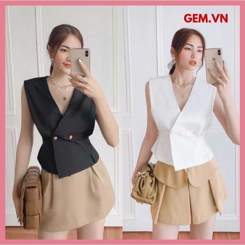 Áo vest nữ không tay G139 thời trang nữ thiết kế độc lạ cho mùa hè, có 2 màu, chất vải mát