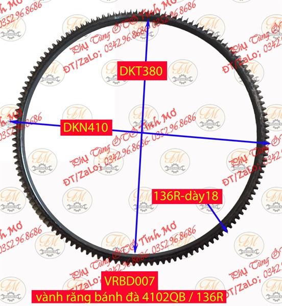 Vành răng bánh đà 4102QB/136R