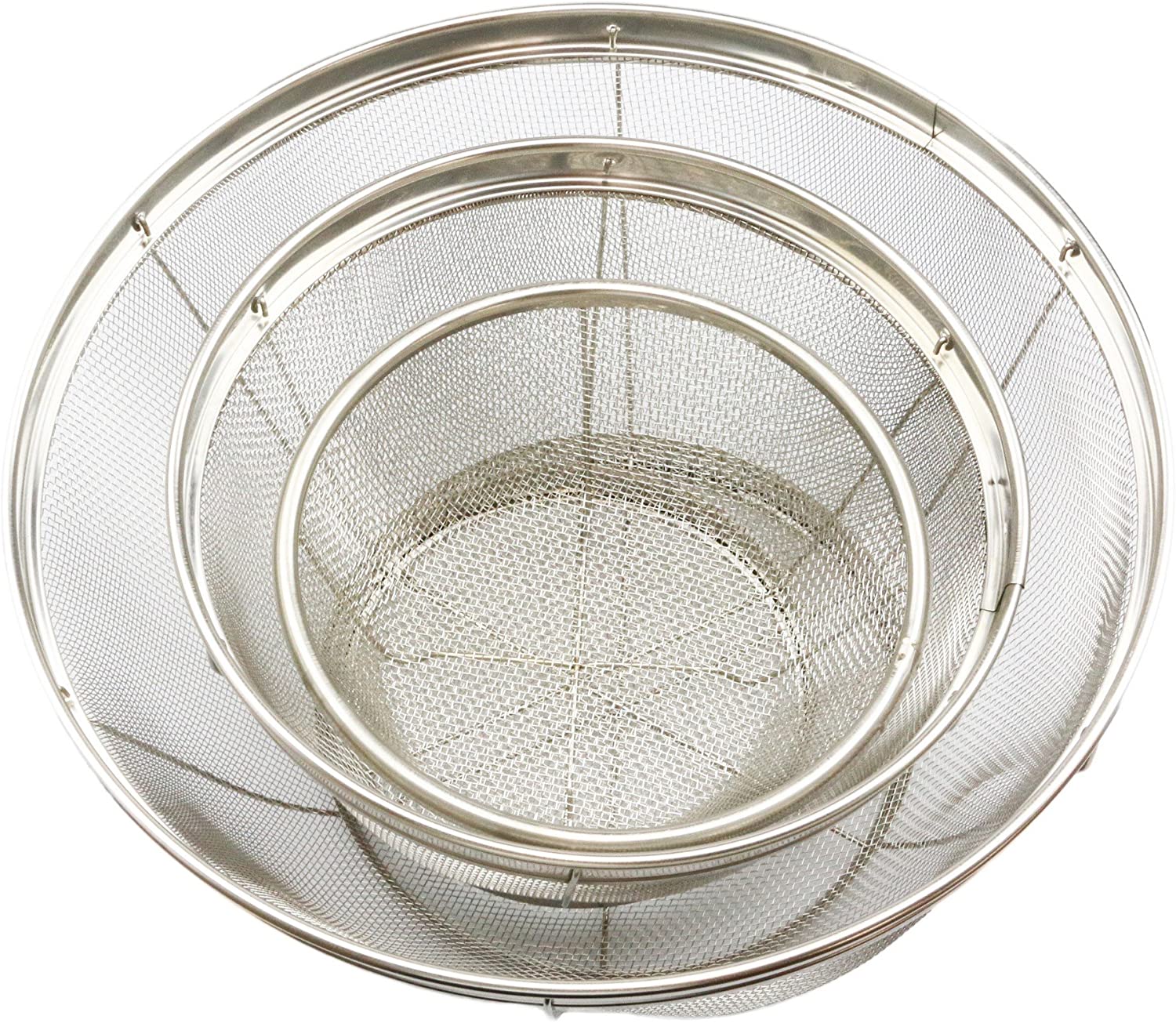 Rổ inox đáy sâu Echo Metal size Ф16cm - Hàng nội địa Nhật Bản