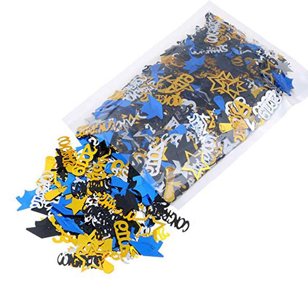 2 Bags Graduation Confetti Party Decor 100g, Star, , 2019, CONGRATS, GRAD
