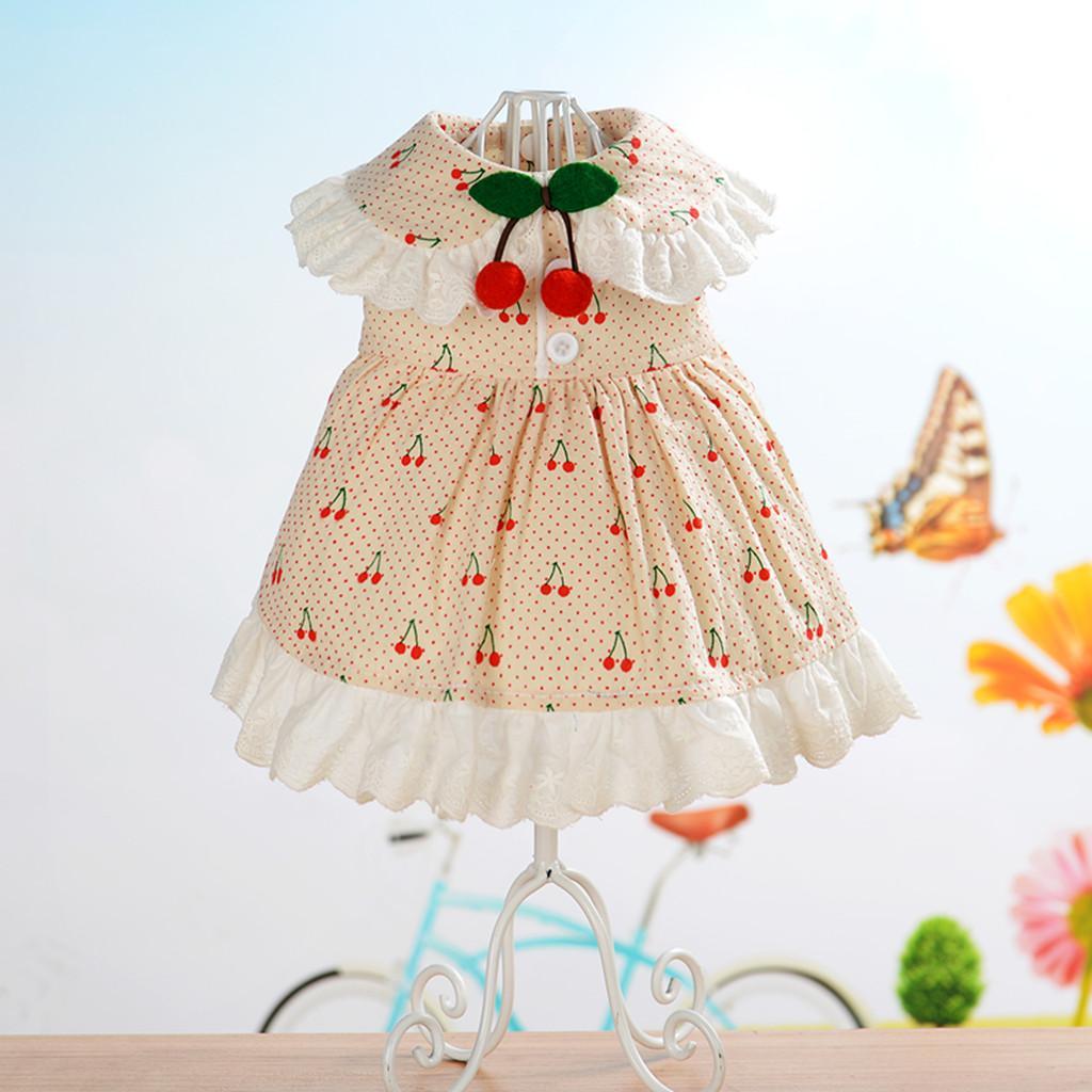 Cute Pet Dog Puppy Dress Clothes Dog Princess Summer Dress