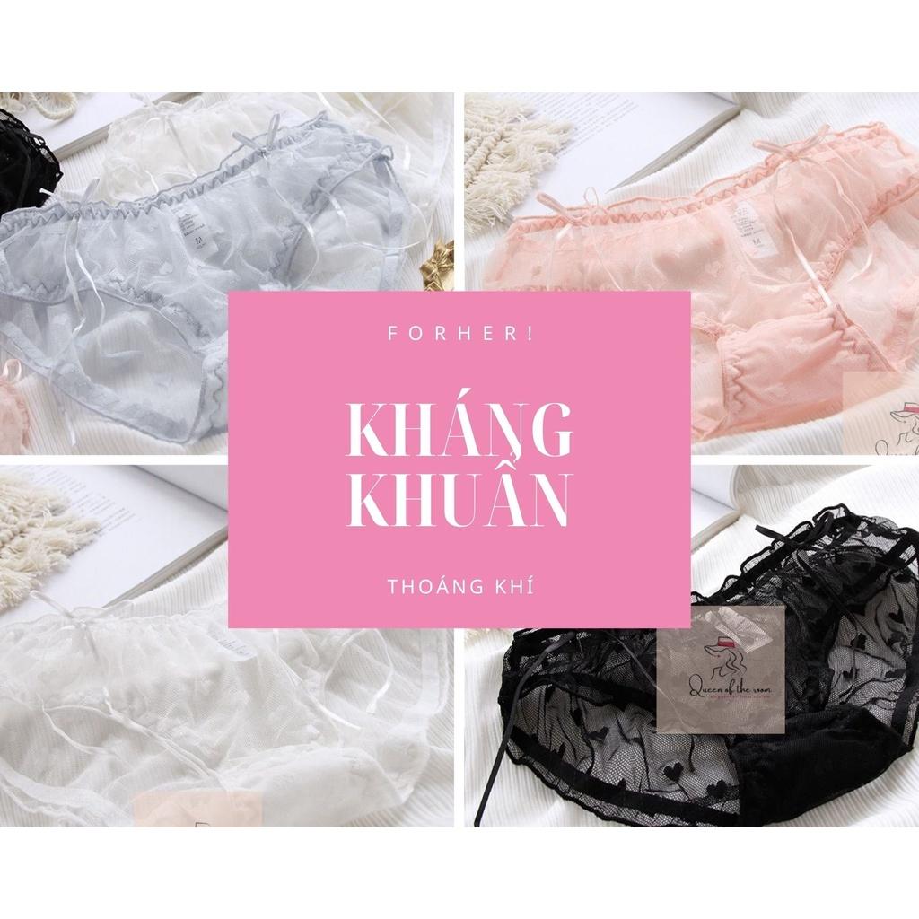 Quần lót ren nơ sườn cao cấp size M