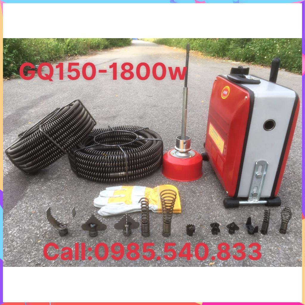 Máy thông cống GQ150-1800w công suất lớn phù hợp làm dịch vụ