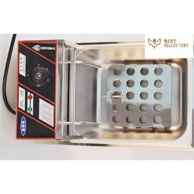 Bếp chiên nhúng điện chiên cá viên inox cực tốt