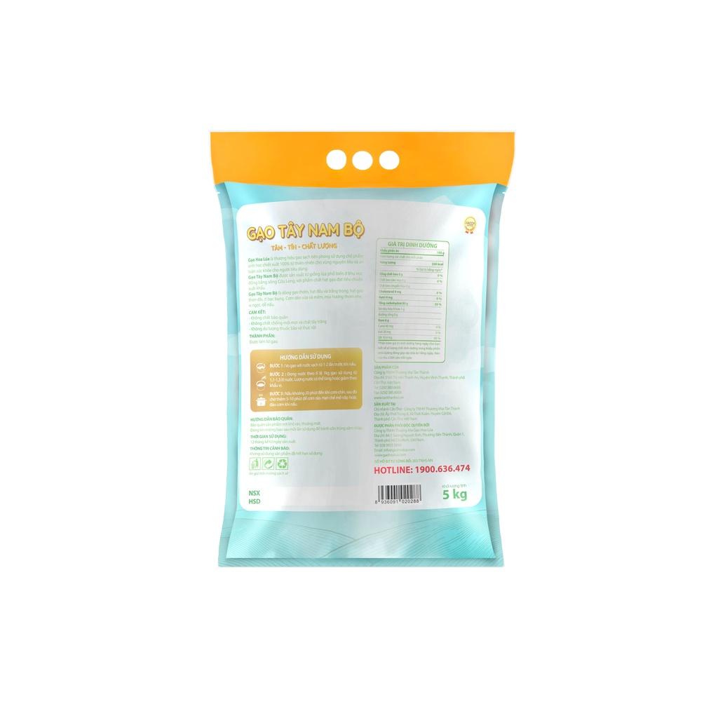 Gạo Tây Nam Bộ Túi 5Kg - Mềm , Dẻo