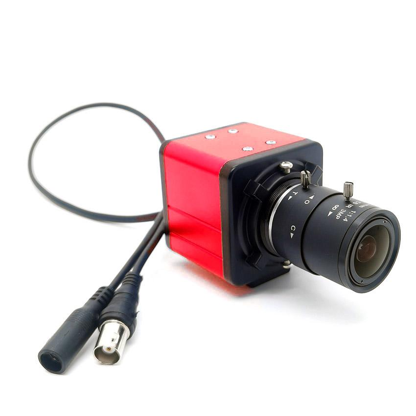 Camera Công Nghiệp 4K 8MP AHD HD 5MP Camera Quan Sát An Ninh Hộp AHD Với Ống Kính Varifocal Zoom Thủ Công 5-50Mm 2.8-12Mm 6-60Mm