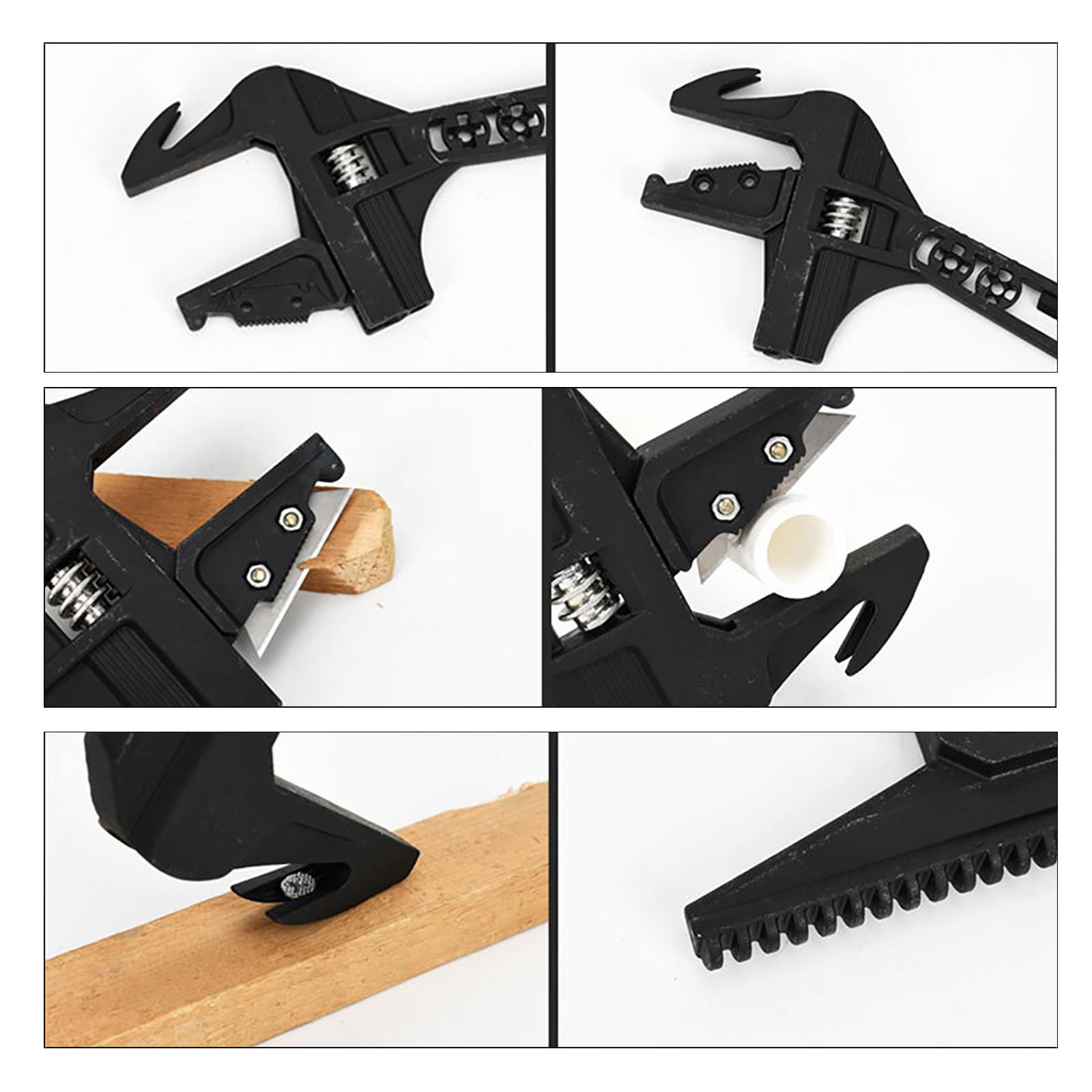 Multi-Function Adjustable Wrench Repair Tool for Bathroom Tube Water Pipe