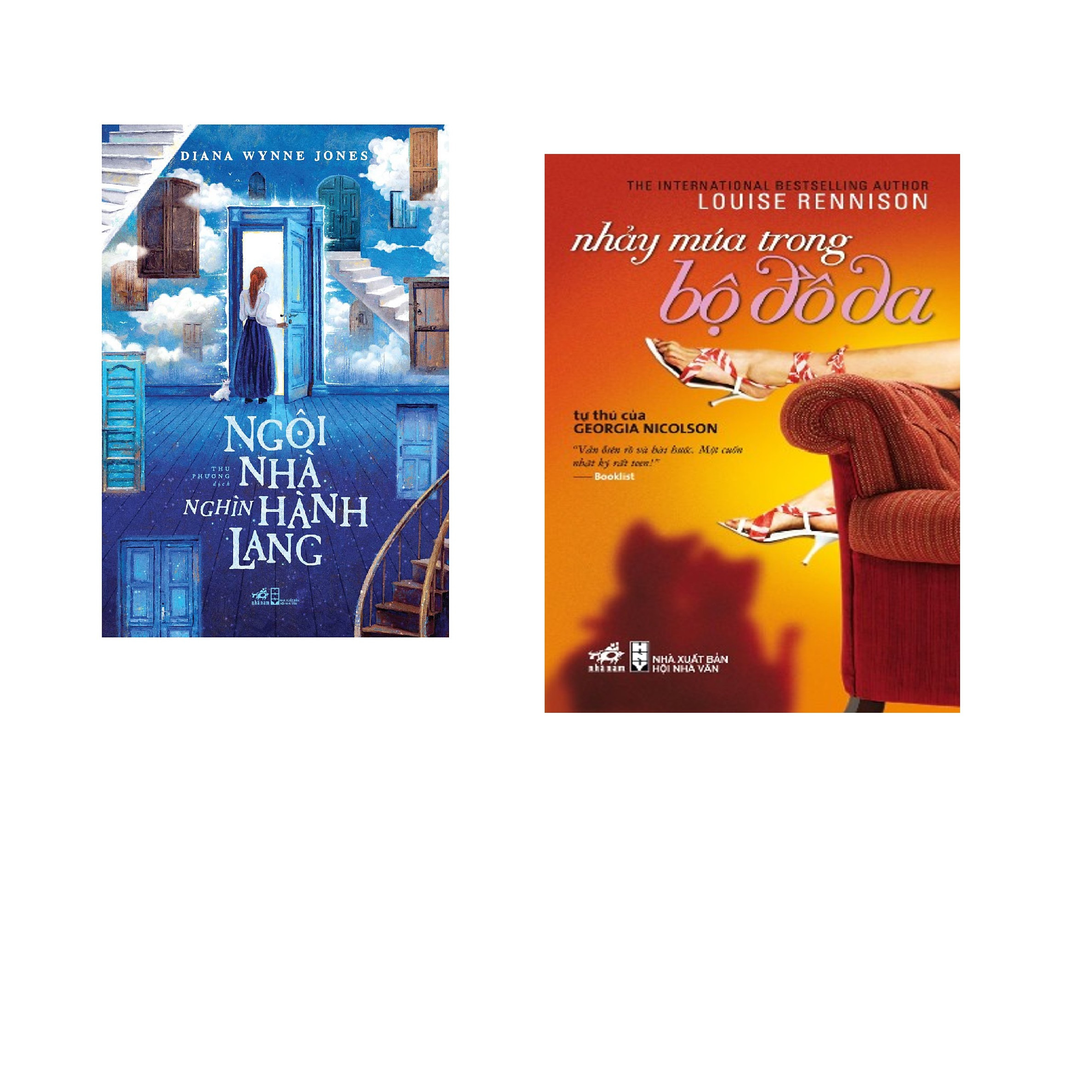 Combo 2 cuốn sách: Ngôi nhà nghìn hành lang + Nhảy múa trong bộ đồ da