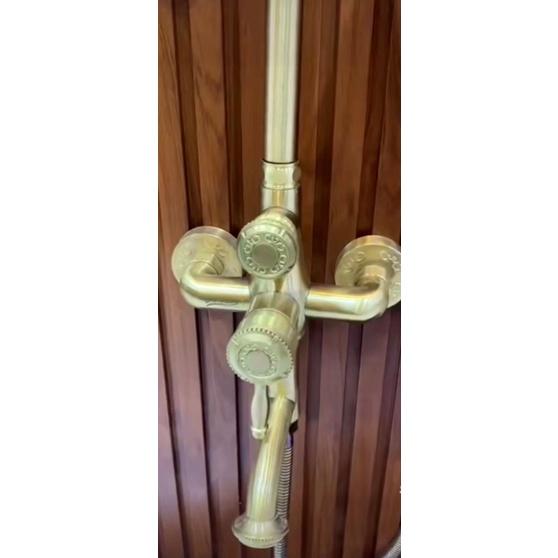 Sen cây nóng lạnh màu vàng đồng