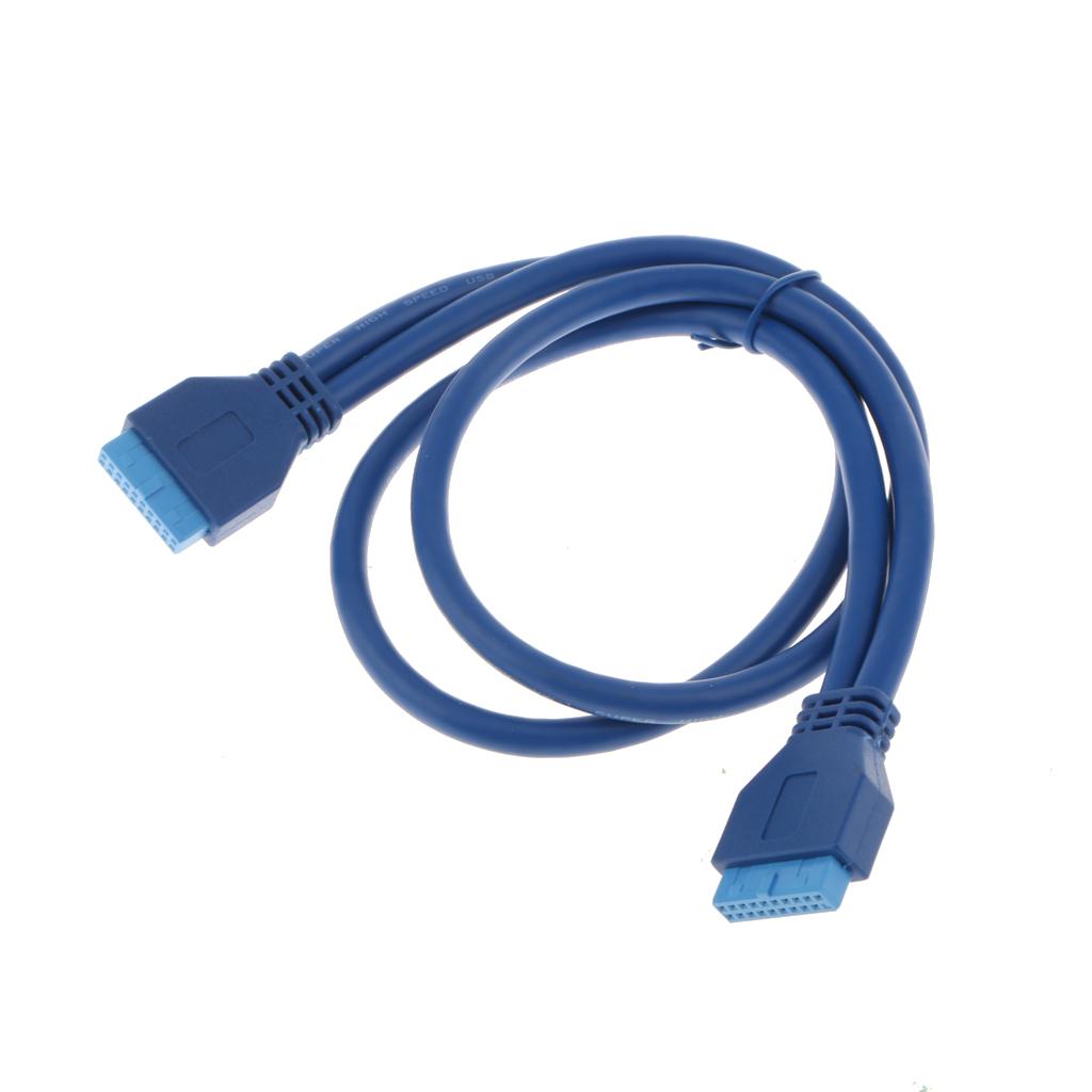 USB 20 Pin Extension Cable Female To Female Extension Adapter To Motherboard