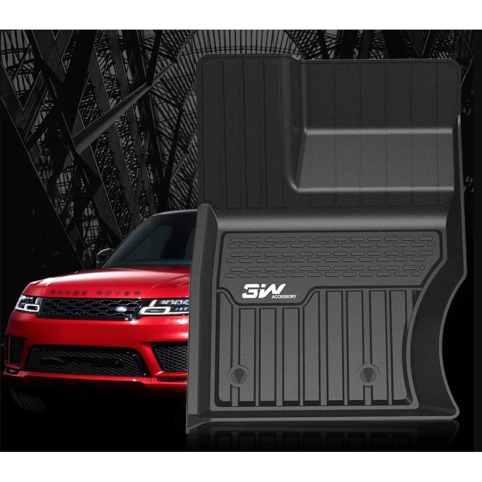 Thảm lót sàn 2 lớp xe ô tô LANDROVER RANGE ROVER 2018+ nhãn hiệu Macsim 3W - chất liệu nhựa TPE đúc khuôn cao cấp