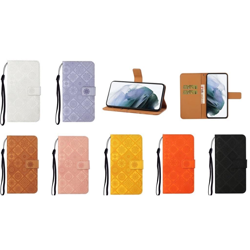 Ốp điện thoại nắp lật có ngăn đựng thẻ phong cách dân tộc cho OPPO Realme 5/ 5i/ 6i Realme 5 Pro Realme 8 / 8 Pro 4G Realme 8 5G