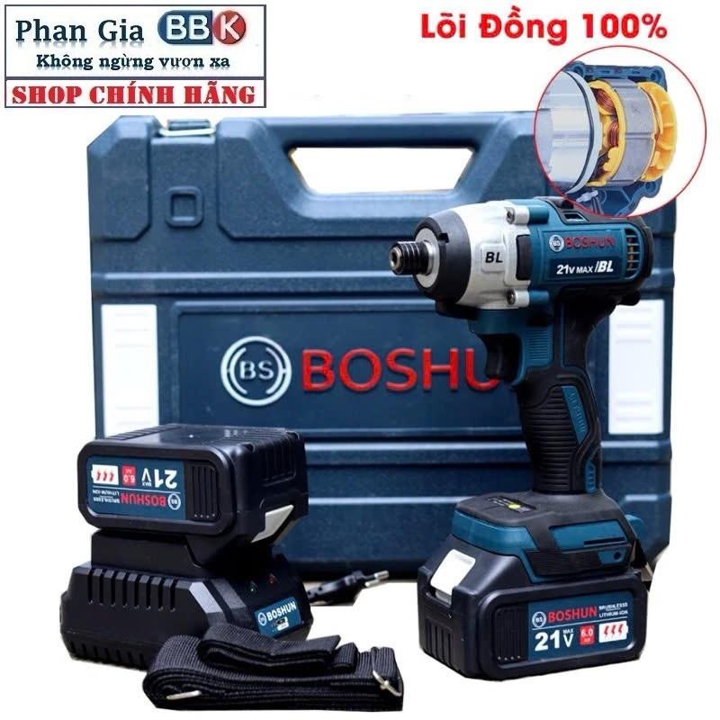 [chính hãƞg] Máy chuyên vít Boshun BS-CV380NCP , Không chổi than, Pin 10 cell, Sản phẩm bảo hành chính hãƞg