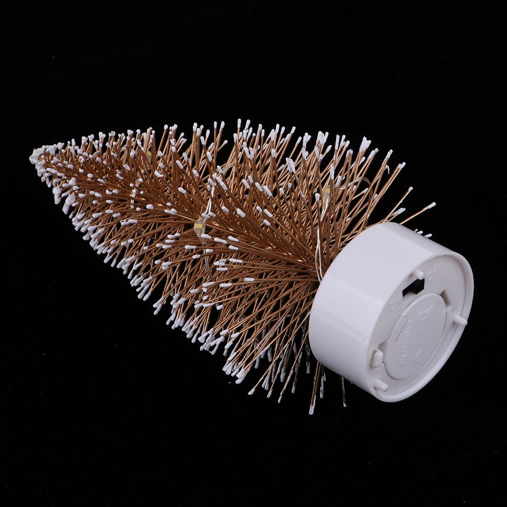 1/12 Dollhouse Miniature Christmas Ornaments LED Light Christmas Tree Accessory