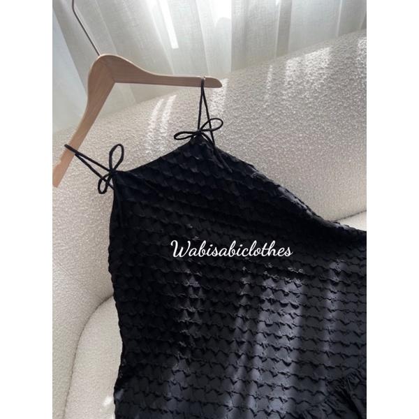 Đầm suông dây thắt nơ Wabisabi N0703