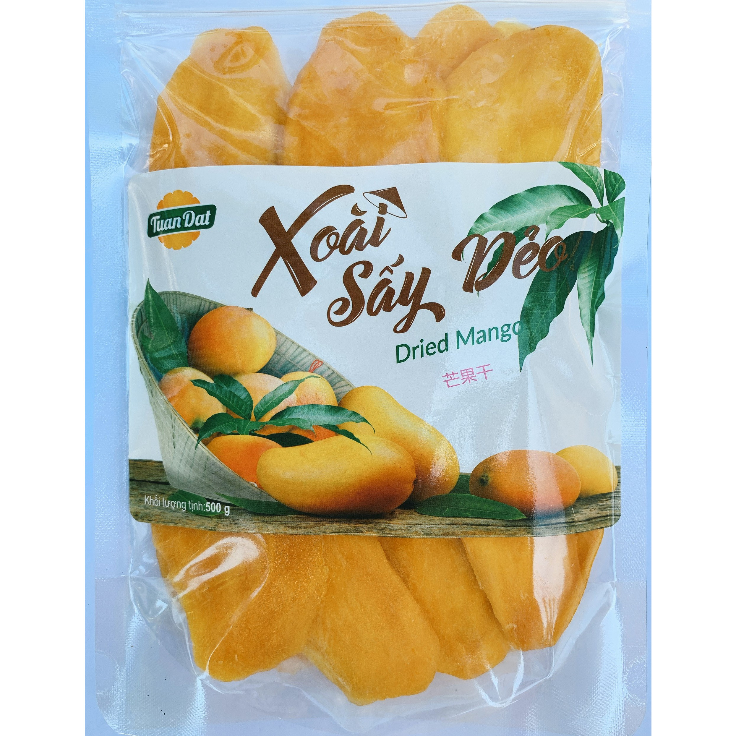 Xoài Tươi Sấy Dẻo 500g (Soft dried mango