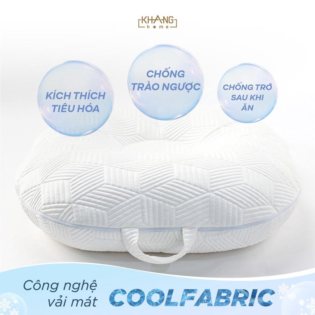 Gối Chống Trào Ngược CoolFabric Khang Home - Công Nghệ Vải Mát Tản Nhiệt Nhanh, Mát Dịu Tức Thì