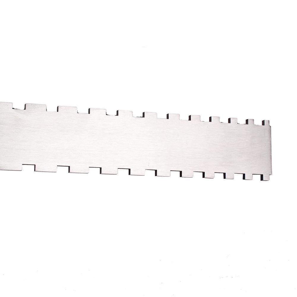 Stainless Steel Guitar Neck Notched Straight Edge Luthiers Tool Accessories for