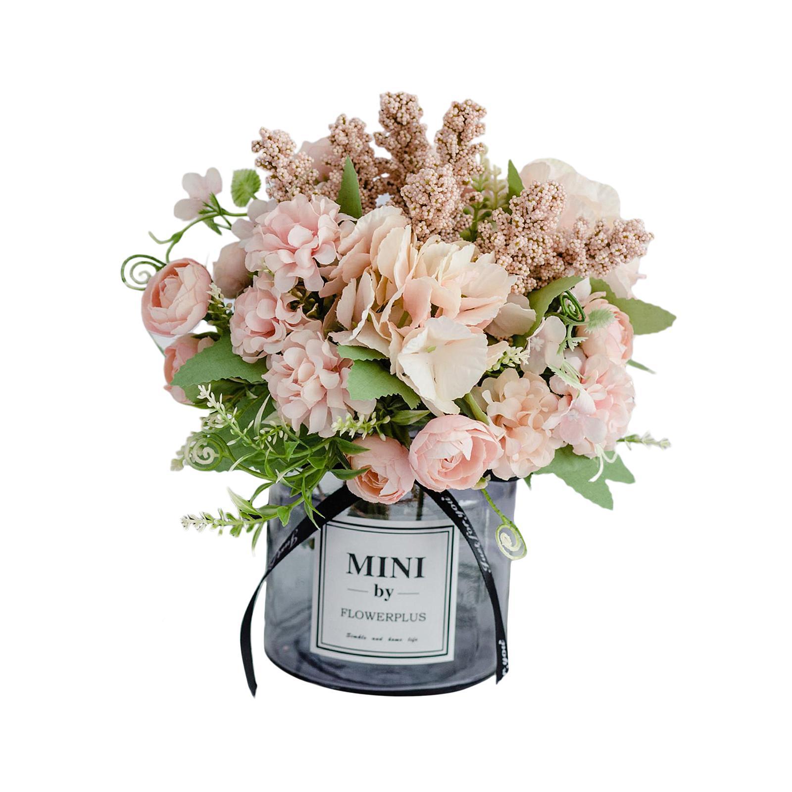 Artificial w/ Dining Table Decor Photo Props White