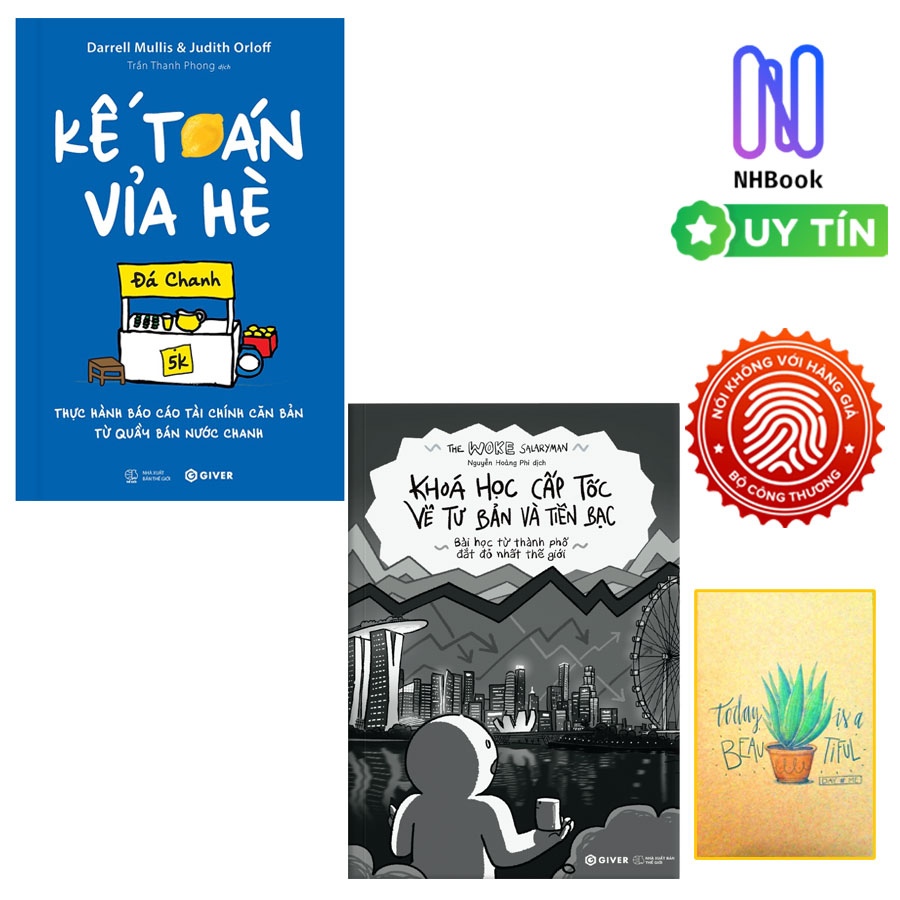 Combo 2 cuốn sách kinh tế hay năm 2025 : Kế Toán Vỉa Hè - Thực Hành Báo Cáo Tài Chính Căn Bản Từ Quầy Bán Nước Chanh và Khoá Học Cấp Tốc Về Tư Bản Và Tiền Bạc - Bài Học Từ Thành Phố Đắt Đỏ Nhất Thế Giới ( Tặng kèm sổ tay xương rồng)