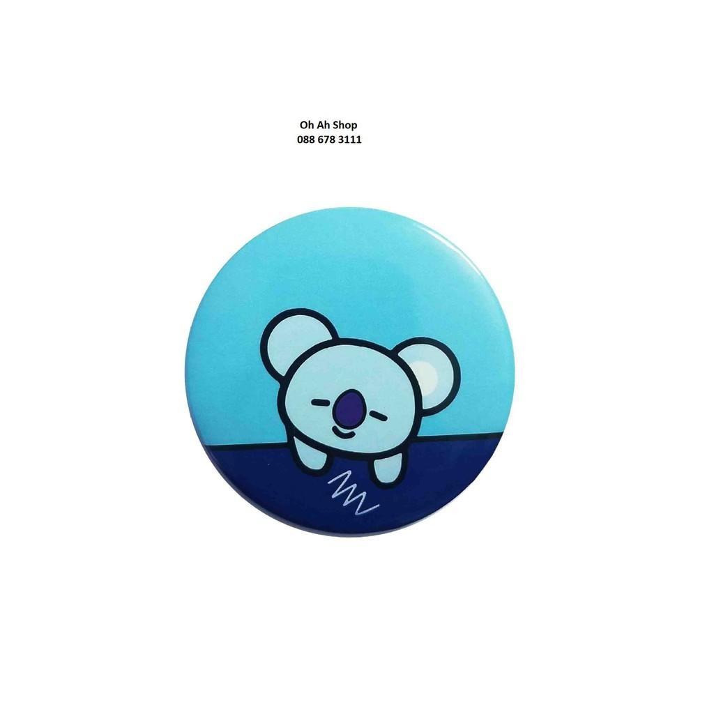 Gương BT21 cực dễ thương Pfull hộp