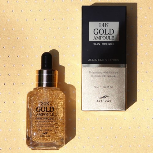 Serum dưỡng trắng Atticos 24K Gold Ampoule - 50ml