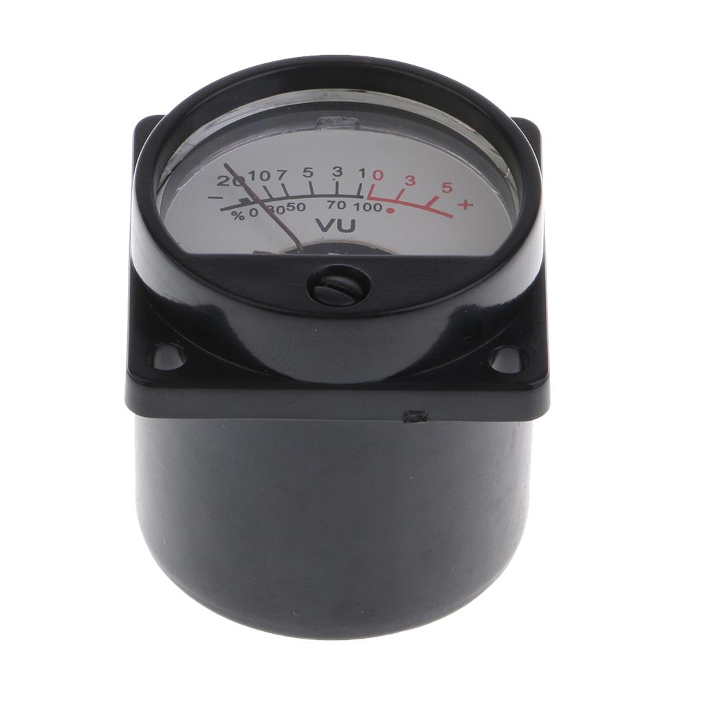 630Ohm Analog Panel 500VU Meter Audio Level Meter 6-12V Warm Back Light