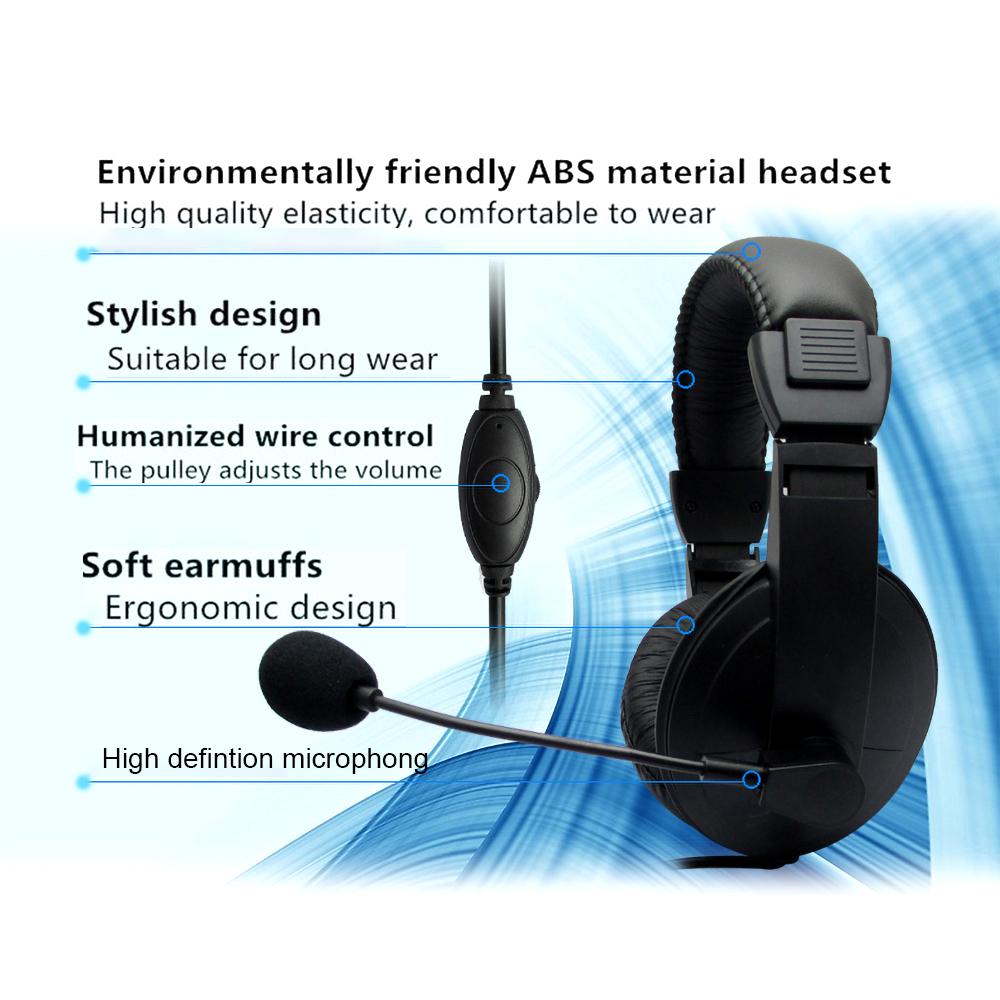 3.5Mm Chơi Game Có Dây Tai Nghe Âm Thanh Nổi Game Tai Nghe Tai Nghe Chụp Tai Kèm Mic Cho Máy Tính Máy Tính Skype MSN PS4 Play Station 4