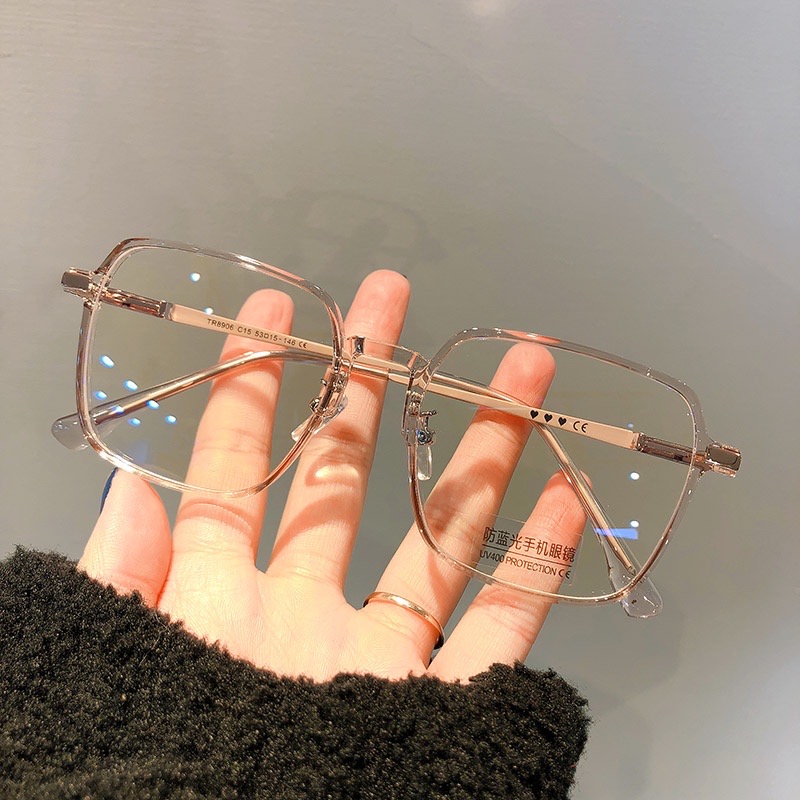 Kính giả cận nam nữ unisex nhiều màu có thể thay mắt cận