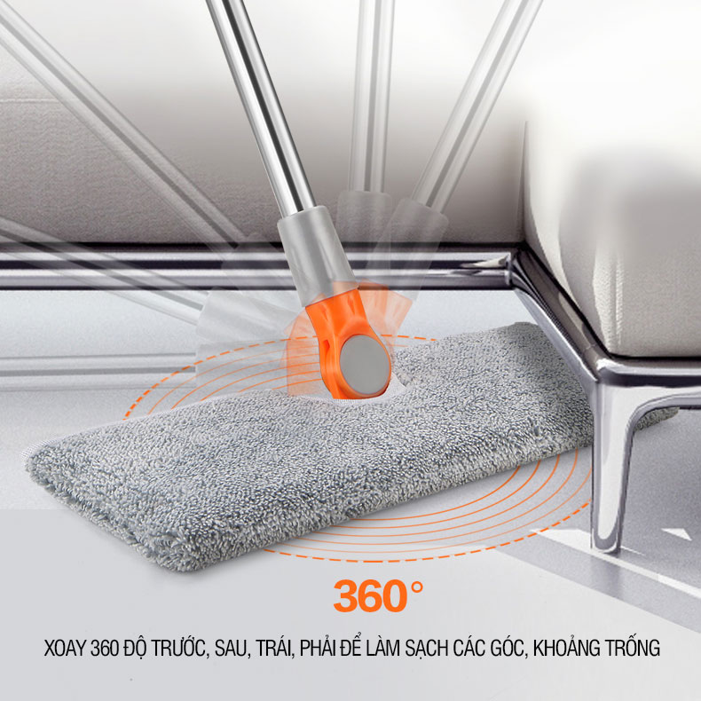Cây Lau Trần Nhà KITIMOP CEILING - Chổi Lau Tường Nhà Thông Minh, Cây Lau Nhà, Lau Kính Đa Năng