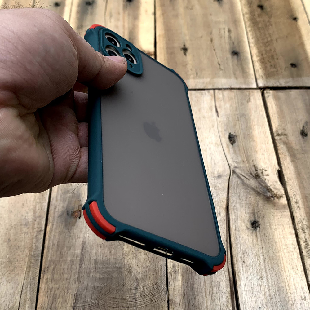 Ốp lưng chống sốc toàn phần dành cho iPhone 11 Pro - Màu xanh lá đậm