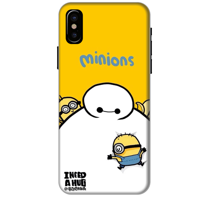 Ốp lưng dành cho điện thoại IPHONE XS MAX hình Big Hero Minions