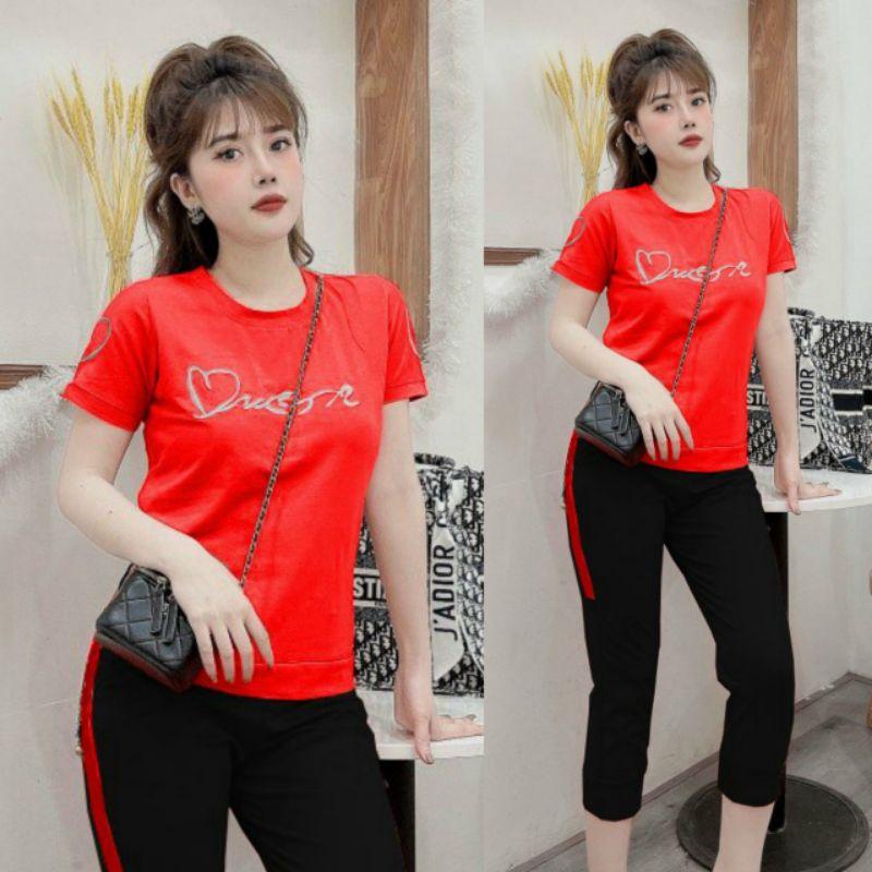 SÉT BỘ THỂ THAO LỬNG TIM THÊU