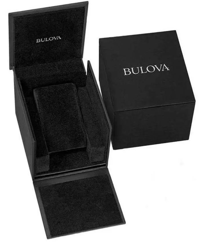 Đồng Hồ Nữ Bulova Đính Kim Cương Dây Thép Không Gỉ 96P195 - Mặt Xà Cừ