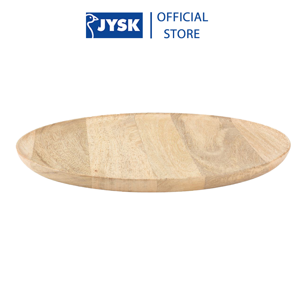 Khay trang trí | JYSK Gerner | gỗ tự nhiên | màu sồi | DK30cm