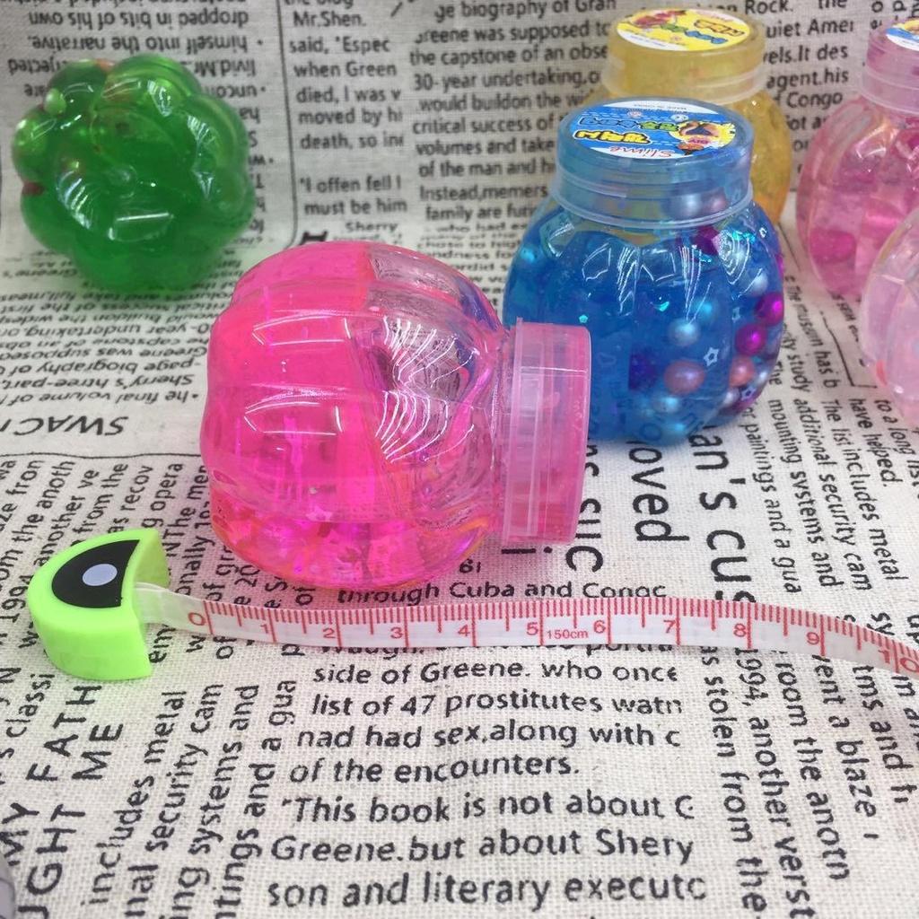Slime BÍ NGÔ NG0C TRAI charm sao giấy 9 màu cực đẹp Đồ chơi hũ slam chất nhờn ma quái squishy