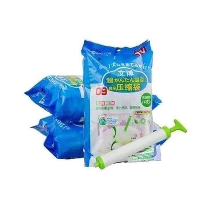 Túi hút chân không đựng quần áo chăn màn tái sử dụng nhiều lần