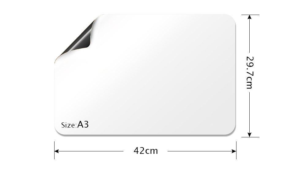 Bộ bảng trắng từ tính dán tủ lạnh kích thước A3 thiết kế lịch trình, thực đơn, danh sách thực phẩm mua sắm, ghi chú, ghi nhớ và nhắc nhở phương tiện giao tiếp giữa các thành viên, dùng trong nhà bếp, văn phòng, dụng cụ tuyệt vời cho trò chơi, vẽ, ý tưởng