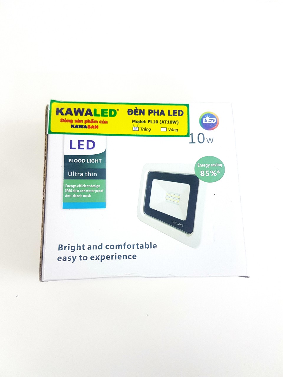 Đèn pha LED đúc nguyên khối cao cấp IP66 Kawasan FL10W