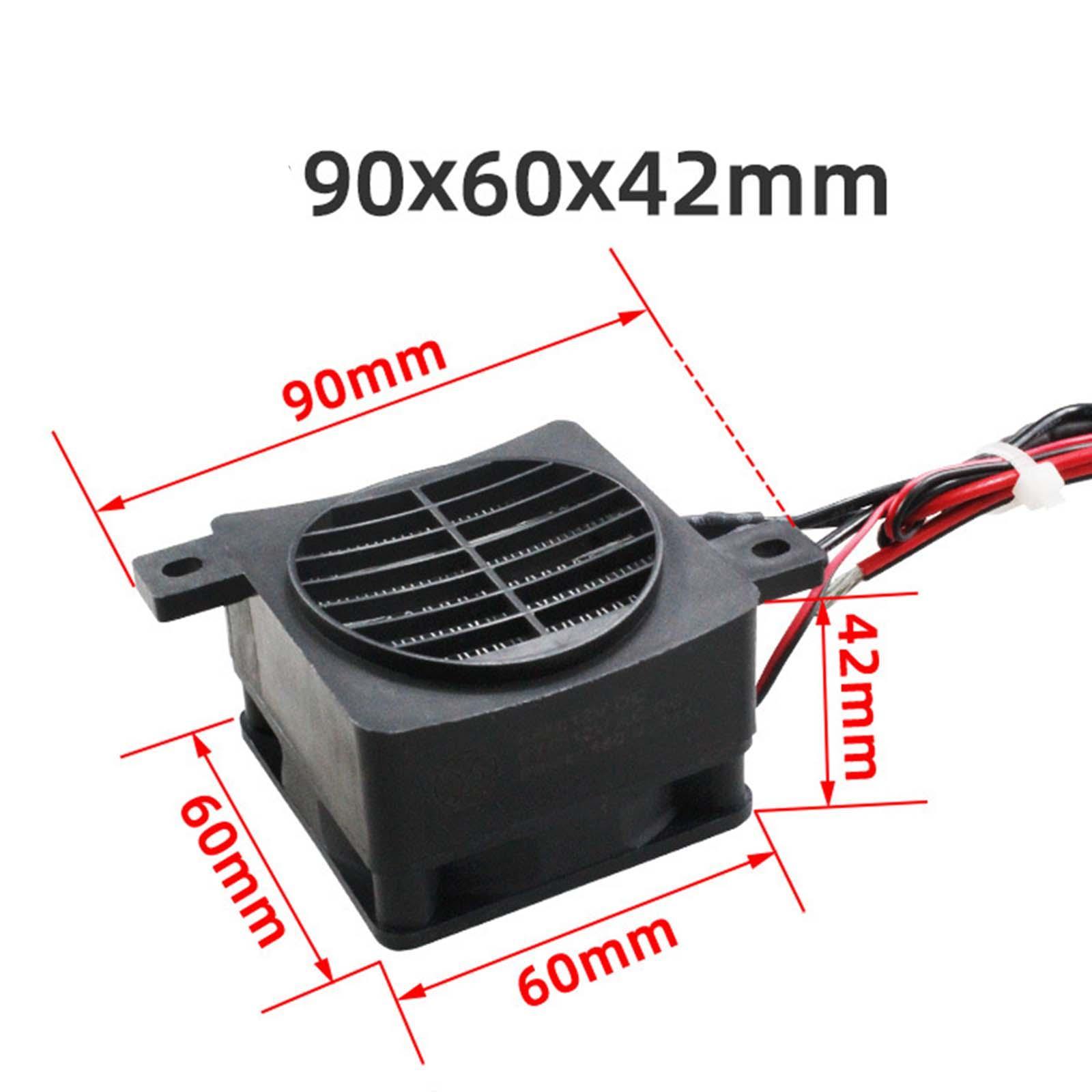 Heater 24V 12V DC Fan Thermostatic Egg Incubator Heater PTC Fan heater