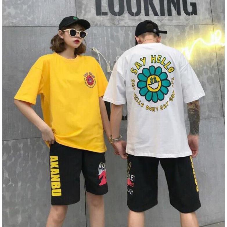 Áo thun form rộng tay lở Unisex