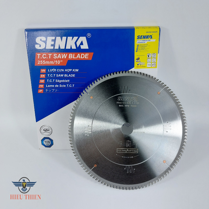 Lưỡi cắt nhôm hợp kim cao cấp 255mm 120 răng SENKA