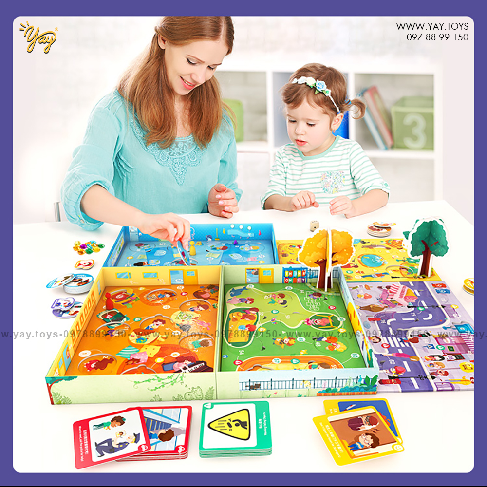 Bộ Boardgame An Toàn Là Trên Hết Bé 3+ Super Safety Kids - TOI